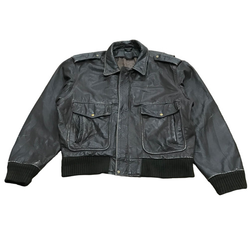 Giacca volo vintage pelle - giacca,