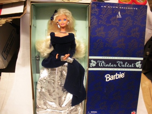 Vintage barbie winter velvet - vintage,