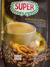 1 Sacchetto, Super 3 in 1 Caffè Ginseng Istantaneo 400g /14,1 Oz (Nuova Confezione)