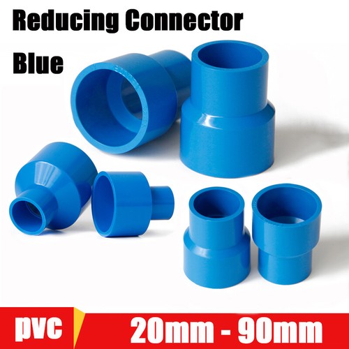 Connettore riduttore pvc blu - connettore,
