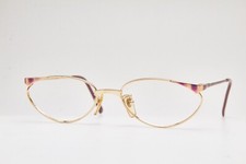 1980s vintage gold plated CESTBIEN MONE 268 18KGP  eyeglasses oval frame
