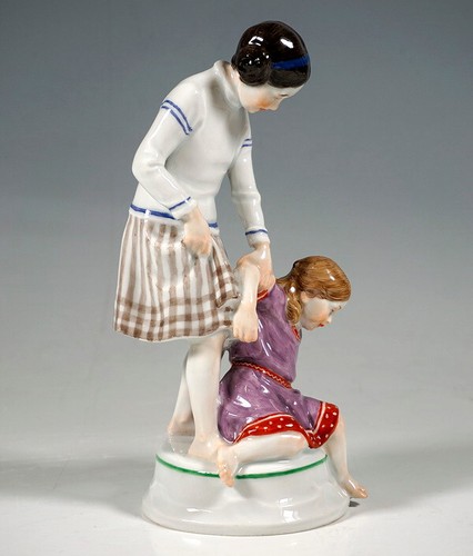 Meissen jugendstil gruppo - meissen,
