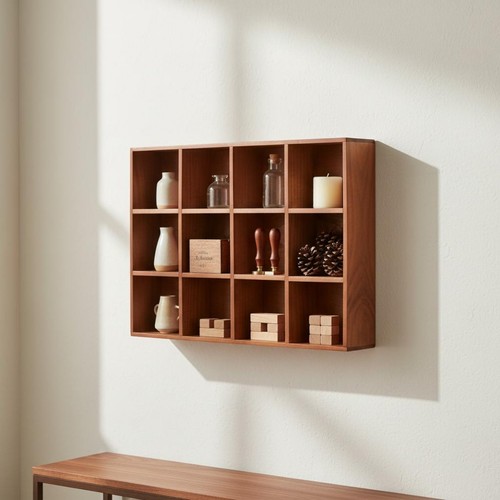 Scaffale legno 12 - legno, a