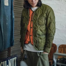 Giacca m65 trapuntata verde - giacca,