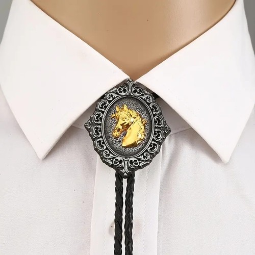 Cravatta bolo cavallo metallo - bolo,