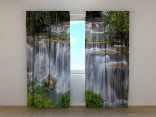 Tende cascata kanchaburi - cascata, a