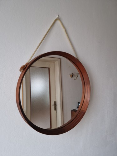 Specchio vintage teak anni - vintage,