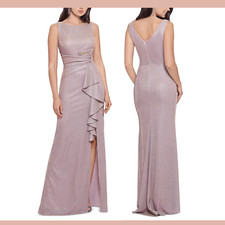 Abito drappeggiato glitter