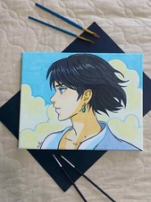 Tela Dipinto A Mano Con Acrilici Personaggio il castello errante di howl