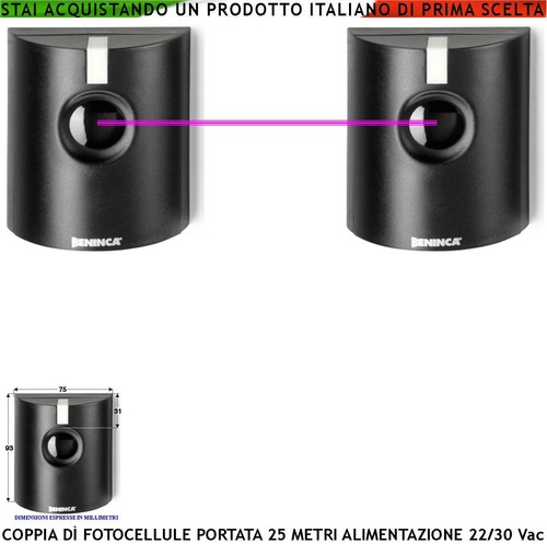 Coppia fotocellule universali - fotocellule,