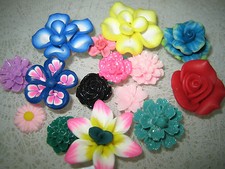 Fiori resina fimo - in, resina/fimo/resina/15