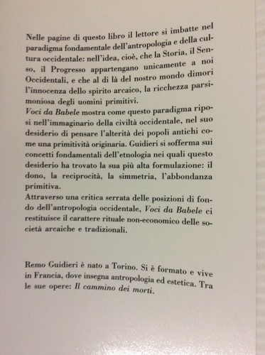 Remo guidieri voci babele - voci,