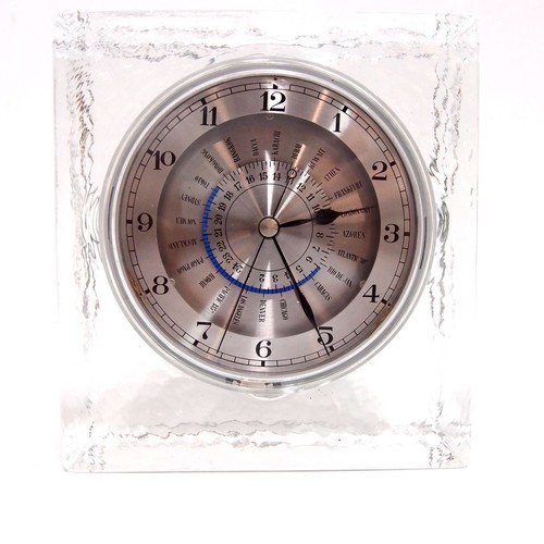 Orologio tavolo vetro - tavolo,