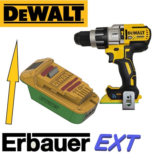 Adattatore batteria erbauer - da,
