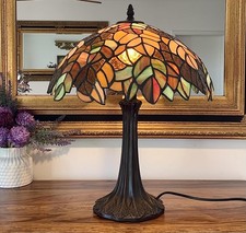 Lampada da tavolo 43 cm vetro artistico lampada vetro AURUM Tiffany art lampada arte decorazione elegante