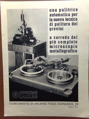 Pubblicità del 1938 - , officine