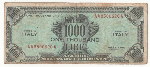 1000 lire serie 1943 - serie,