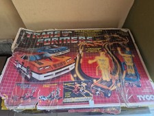 Tyco Transformers G1 Set auto slot 1985 Hasbro con Slot Mustan 