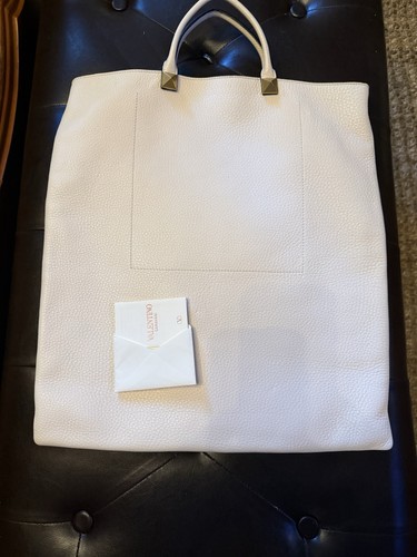 Borsa piatta bianca valentino - borsa,