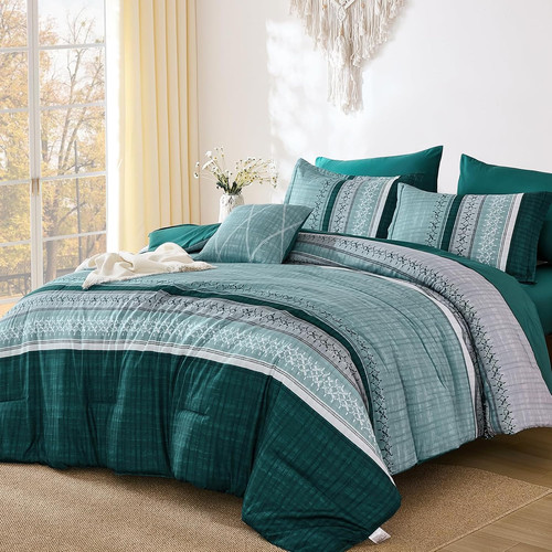 Set piumone king size teal - set,