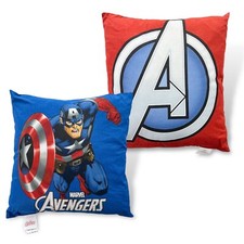 Cuscino Bassetti Captain America Marvel federa puro cotone imbottito 40 x 40 cm