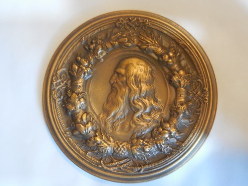 Medaglia leonardo vinci - leonardo, da