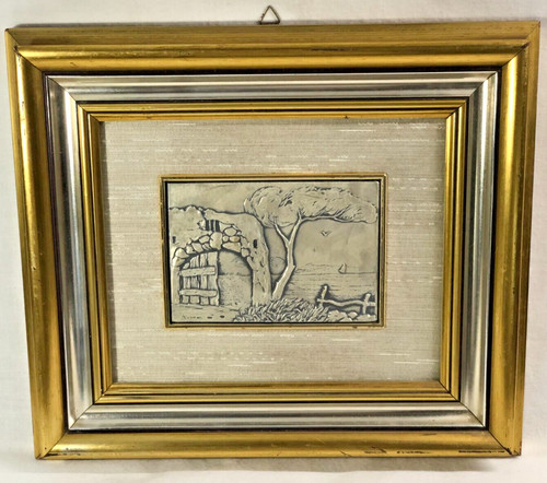 Quadro bassorilievo argento - bassorilievo,