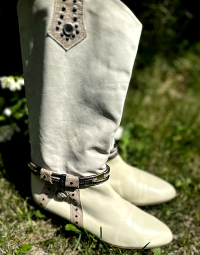 Y2k women cowboy boots - y2k,