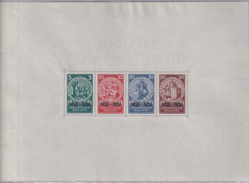 Germania reich 1934 foglietti - germania,