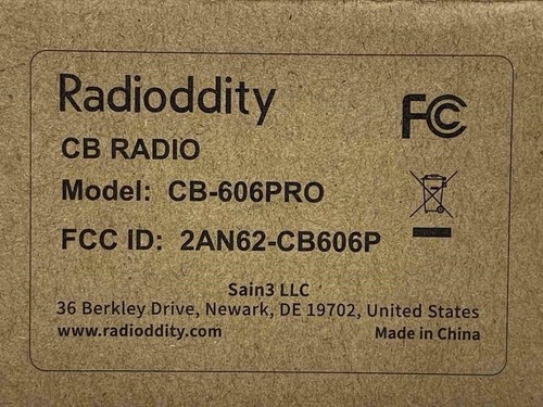 Radioddity 606 pro - cb-606,