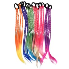  12 Pezzi Dreadlock Corda per Capelli Vestire Capelli Estensioni Colorate per Bambini