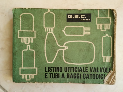 Gbc listino ufficiale valvole - ufficiale,