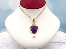 Ciondolo cammeo veneziano TAGLIAMONTE Designs (2414P) 925SS/YGP *Medusa*Reg.$220