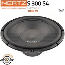 HERTZ S 300 S4 Subwoofer per Auto 30 cm 1000W 250W Rms 4 Ohm Altoparlante Bassi
