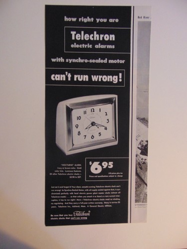 Sveglie elettriche telechron - sveglie,