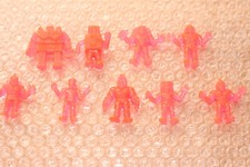 Lotto EXOGINI GIG PRIMA 1° serie rosa trasparente 9 PEZZI Kinnikuman