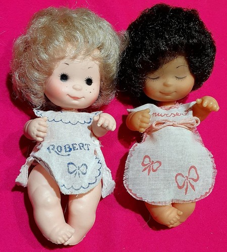 Coppia bambole mini furga - coppia, anni