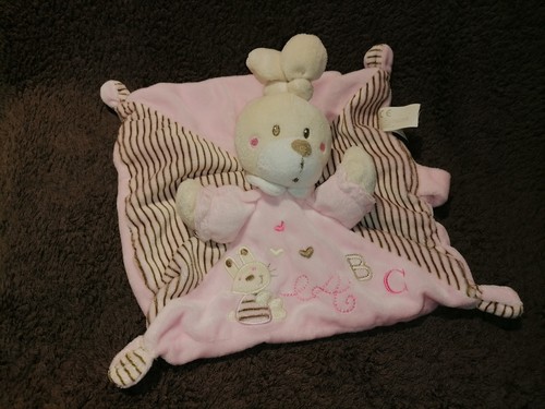 Doudou lapin plat - , motif