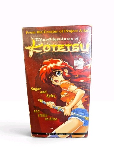 The adventures kotetsu - adventures, vhs