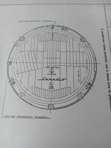 Scheda omologazione fanale ant - scheda,