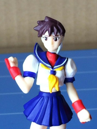 Bandai capcom gals sakura - bandai,hg,capcom, gals,"sakura