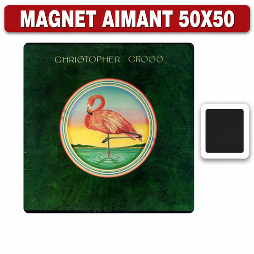 Magnet christopher cross 5x5 - magnet,