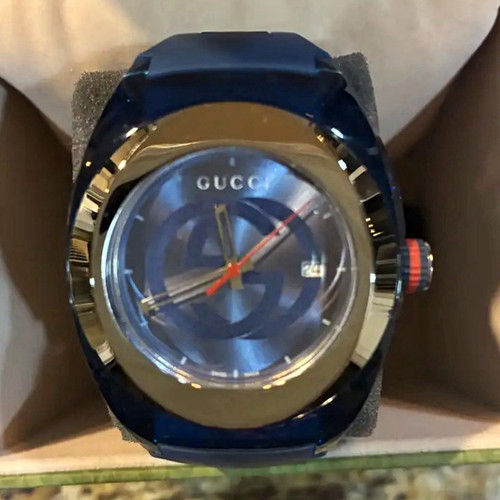 Gucci grip blue - dial, quartz