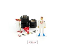 1:43 Brumm PILOTINO VILLENEUVE ALETTONI SET GOMME CH01T Modellino