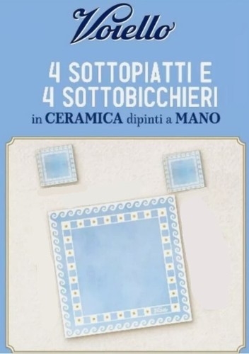 Set composto sottopiatti - set, 4