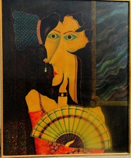 Mimmo VENTRELLA (Opera Unica) 140x115 cm., con Autentica, schifano,alinari,chia