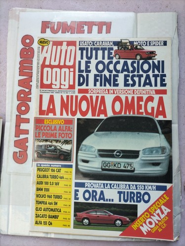 Auto oggi 302 nuova - auto, opel