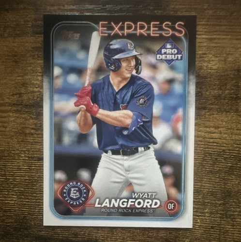 Topps 2024 pro debut - pro, wyatt