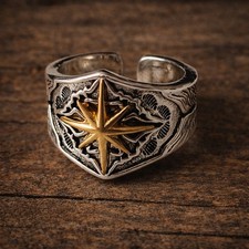Anello Uomo Sei Stelle Design
