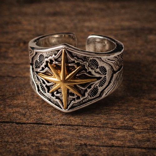 Anello uomo sei stelle design - uomo,